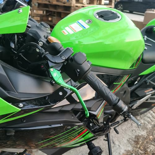 Motorcycle Clutch Brake Lever for ZX-6R ZX636 2019-2026 ZX6R levers - color: Green