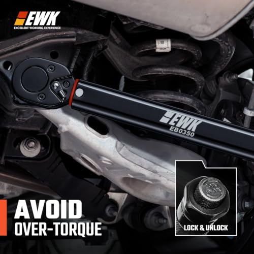 EWK 1/2" Drive Click Torque Wrench 50–250 ft-lbs (67.8–338.9 Nm)
