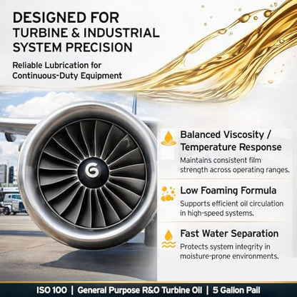 PRESIDENTIAL R&O Turbine Oil 100 (5 gallons)