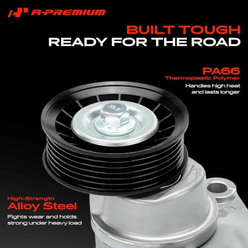 A-Premium Belt Tensioner Assembly with Pulley Compatible with Chevrolet - style: #38158