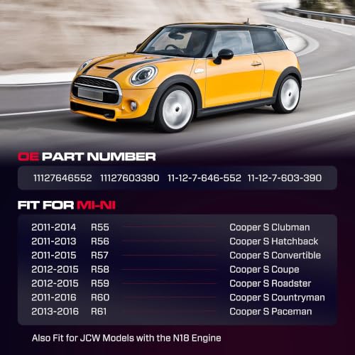 N18 Engine Valve Cover Fit for 2011-2016 Mini Cooper S 1.6L