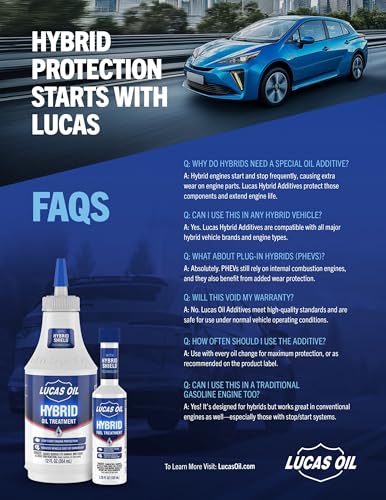 Lucas Oil 10996 Hybrid Fuel Treatment w/HybridShield™ - 5.25 Ounce - size: 5.25 Ounce