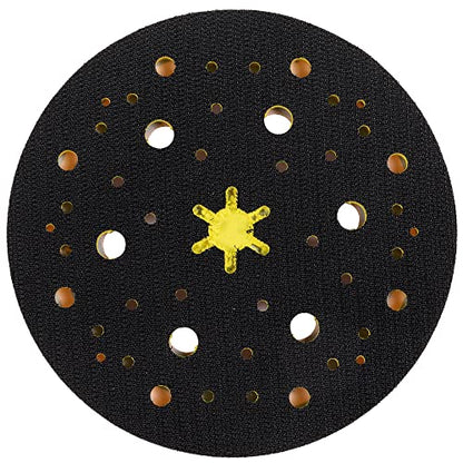 6 inch with 48 Holes Hook and Loop Backing Pad for Air Sander Polisher, 5/16"-24 Thread Max 13000RPM, Pack of 1 - color: Hook and Loop, size: 6 inch 5/16"-24 Thread with 48 holes