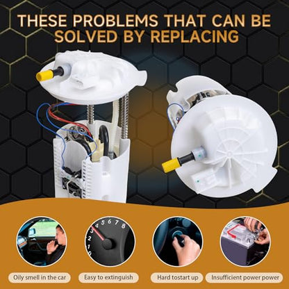 Fuel Pump Compatible With Dodge 2011-2018 Grand Caravan 2011-2016 Town & Country 2012-2015 Ram C/V 2011-2014 Volkswagen Routan V6 3.6L Replace E7272M P76743M - color: E7272M