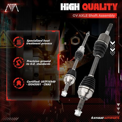 666285 666287 Front Left and Right CV Axle Shaft Assembly - size: 666285*1+666287*1
