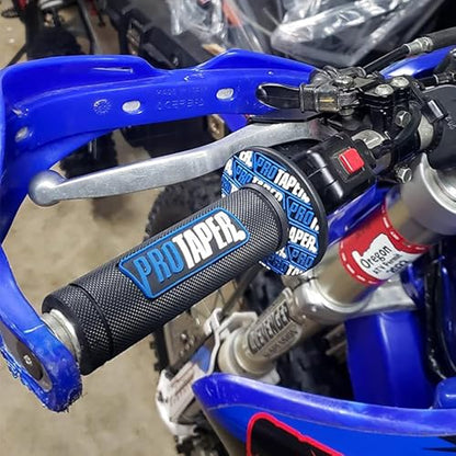 7/8" Motorcross Handle Grips Dirt Bike 22mm 24mm Truster Grips Motorcycle Ergonomic Bar End Non Slip Grip Gel Gep Scooter Cruiser Racing Mountain (Black
