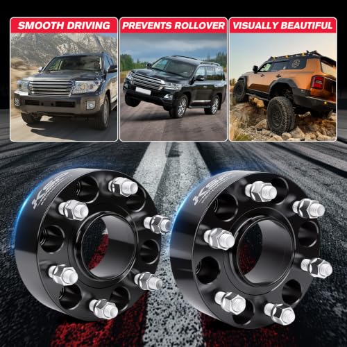 KSP 2inch 6x5.5 Hubcentric Wheel Spacers Compatible with 19-26 Ram 1500 - size: 2inch-6 lug-M14x1.5