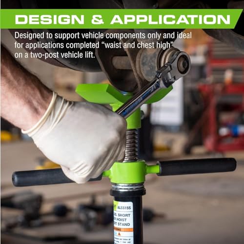 Arcan 1,500 lbs. Short Underhoist Support Stand (ALSS15S) - size: Short