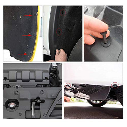 GOOACC 480PCS Bumper Retainer Clips with Fastener Remover Car Plastic Rivets Push Kit -Door Trim Panel for Toyota GM Ford Honda Acura Chrysler - color: 480Pcs Clips + Remover