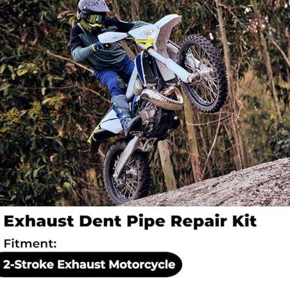 2-Stroke Motorcycle Exhaust Dent Pipe Repair Kit Dent Removal Tool
