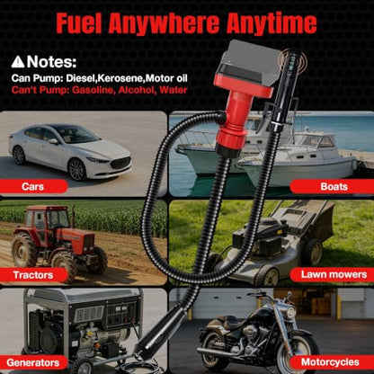 5 GPM Cordless Fuel Transfer Pump for Milwaukee M-18 18V Battery - size: JUMP for M-18