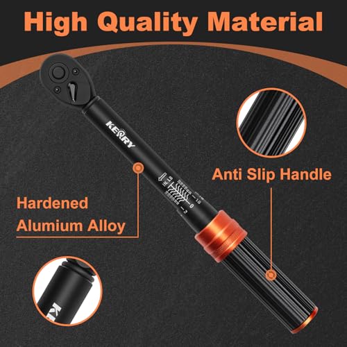 Kerry 1/4 Inch Drive Click Torque Wrench, 20-240 in-lb/2.3-27.1 Nm - size: 1pcs 1.67-20 FT.LB, style: 20-240in.lb