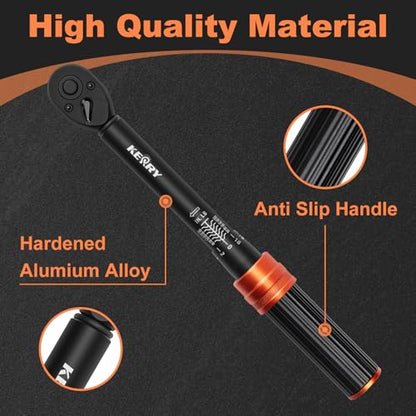 Kerry 1/4 Inch Drive Click Torque Wrench, 20-240 in-lb/2.3-27.1 Nm - size: 1pcs 1.67-20 FT.LB, style: 20-240in.lb