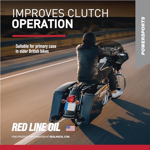 Red Line 42904 V-Twin Primary Case Oil, For use with UTVs, ATVs and Sportbikes - 1 Quart (4 Pack) - size: 4 Quarts