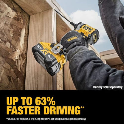DEWALT 20V MAX XR 1/4 Inch Cordless Impact Driver, Bare Tool Only (DCF860B)