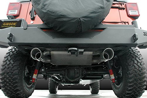 GIBSON EXHST Gibson Performance 17303-B Cat-Back Dual Split Exhaust System, Black Ceramic