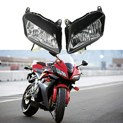 XFMT Headlight Head Light Lamp Assembly Compatible with 2007-2012 Honda CBR 600RR 2008 2009 2010 - color: CBR600RR 2007-2012