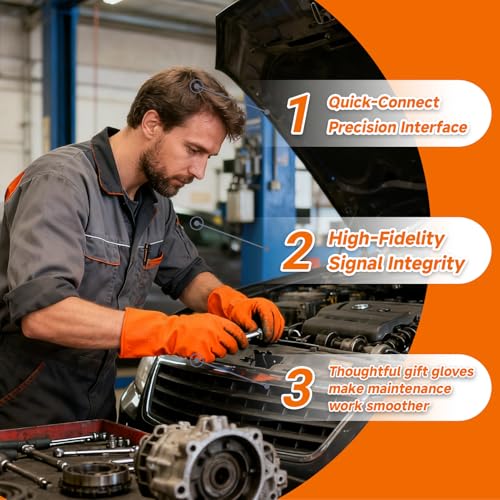 Upstream & Downstream O2 Sensor Set | Direct Replacement for OE #234-4169 & #234-4162 | Oxygen Sensor Compatible with Toyota Sequoia & Tundra 4.7L V8 2001-2004 WITH GLOVES - size: 234-4169 + 234-4162