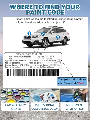 H2Q Venetian Red Pearl Touch Up Paint for Subaru - color: Venetian Red Pearl(H2Q) compatible with Crosstrek/Compatible withester-models/Impreza/Legacy-models/Outback/Tribeca/XV-Crosstrek, style: For subaru