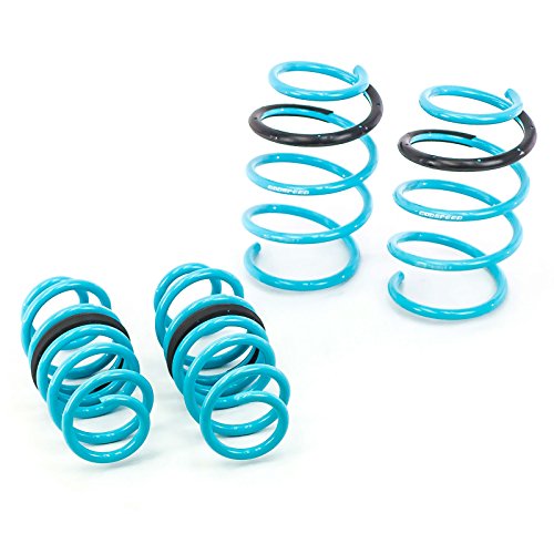 Godspeed LS-TS-TA-0013 Traction-S Performance Lowering Springs, Reduce Body Roll, Improved Handling, Set of 4, compatible with Toyota RAV4 (XA40) 2013-18