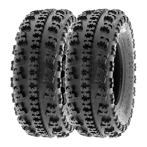 SunF ATV Tires 20x7-8 20x10-9 Sport Race Knobby 6 PR A027 - BUNDLE - size: 20x7-8 & 20x10-9