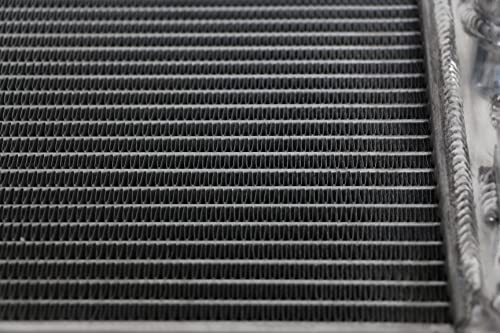 3 Row Radiator Fits 1997-2004 Chevrolet Corvette Base Coupe 2-Door 5.7L 350Cu. V8 C5 Z06 Polished Aluminum 24.75"×18"