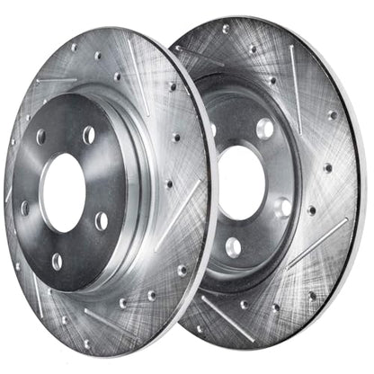 Detroit Axle - Brake Kit for 2013 2014 2015 2016 Hyundai Santa Fe XL - size: 8PR53198/KIT