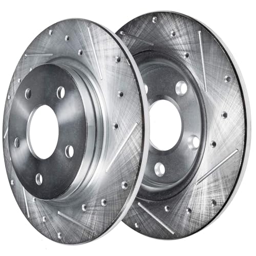 Detroit Axle - 8pc Brake Kit for 2017-2020 Honda Civic [Si] - size: 8PR53555/KIT