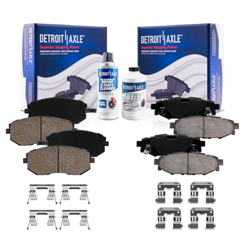 Detroit Axle - Brake Pads Kit for Scion FR-S BRZ Forester Legacy Outback - size: 6P2700072/Kit