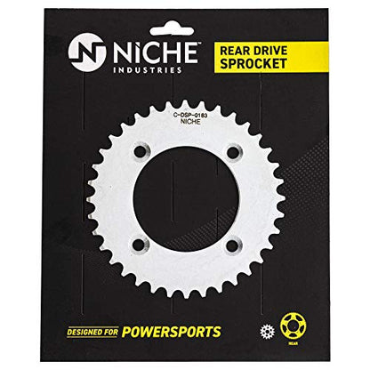 NICHE Drive Sprocket Chain Combo for Honda CRF70 XR70R Front 15 Rear 36 Tooth 420HZ Standard 86 Links - size: Standard Chain