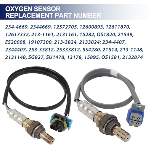 O2 Sensor Upstream and Downstream for Chevy, for GMC Sierra for Cadillac