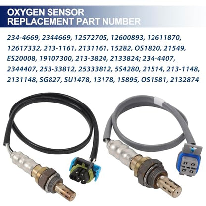 O2 Sensor Upstream and Downstream for Chevy, for GMC Sierra for Cadillac