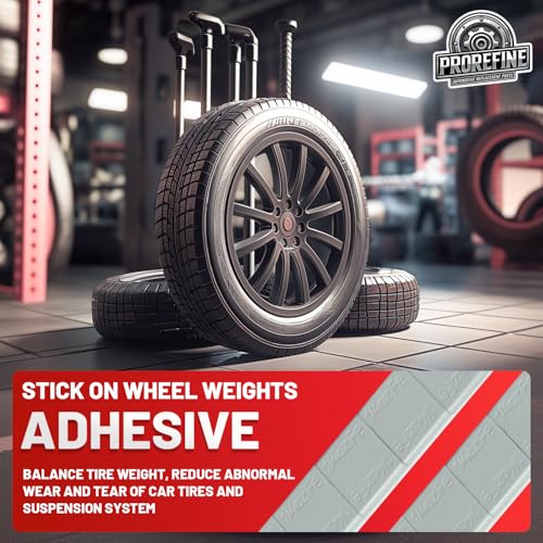 Upgraded 1/4oz 64Pcs Adhesive Wheel Weights Stick On for Steel Rims Corrosion-Resistant Coated Painted Tire Balancing Weight 0.25 oz, 64 Pack