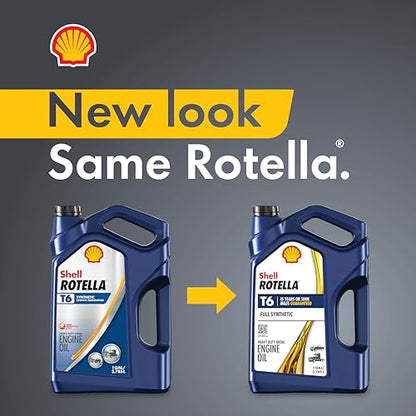 Shell Rotella MV Multi-Vehicle Full Synthetic 5W-30 Diesel Engine Oil, 1 Gallon (3 Pack) - style: 3-Pack
