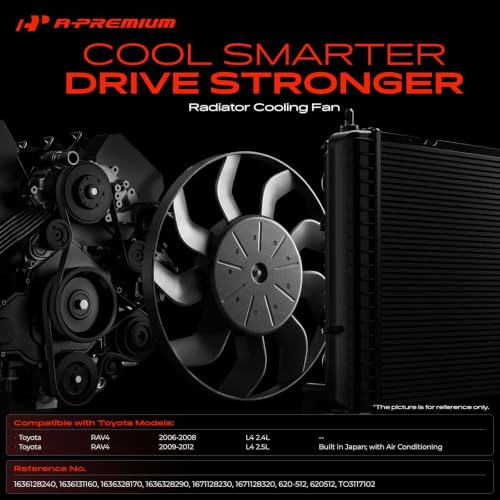 A-Premium Engine Radiator Cooling Fan Assembly