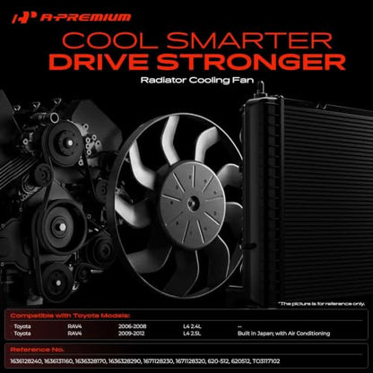 A-Premium Engine Radiator Cooling Fan Assembly