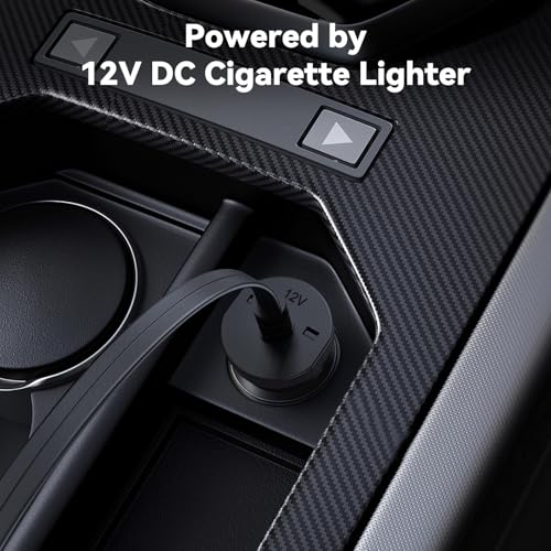 150 PSI Tire Inflator Portable Air Compressor with Digital Pressure, Black - color: Black