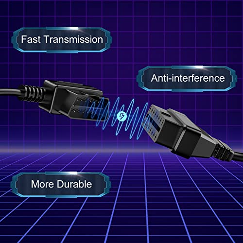 FOXWELL OBD2 OBD II 16Pin Male to Female Diagnostic Extension Convert Cable 65cm/25.59”