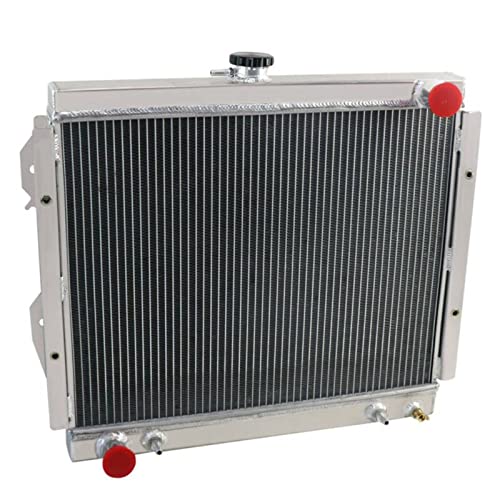 3 Row Radiator For Toyota Pickup Base LN67 4Runner SR5 1984-1995 - size: 3 Row Radiator+1.3Bar Cap(AT)