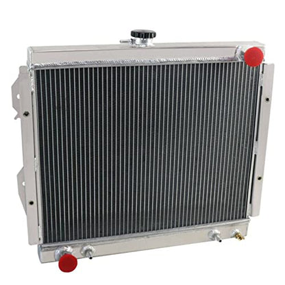 3 Row Radiator For Toyota Pickup Base LN67 4Runner SR5 1984-1995 - size: 3 Row Radiator+1.3Bar Cap(AT)