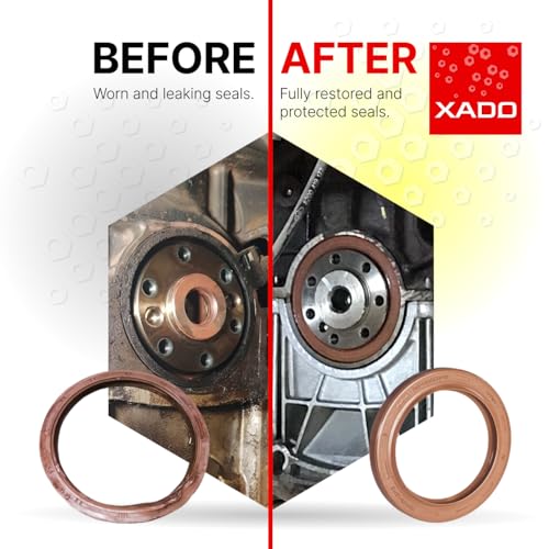 XADO ATOMEX Oil Additive Stop Leak Engine - Restore Seal and Gaskets, Treatment for Car Engine High Mileage or Rear Main Seal, Best Stopper Leaks Reseal (Bottle, 250 ml)