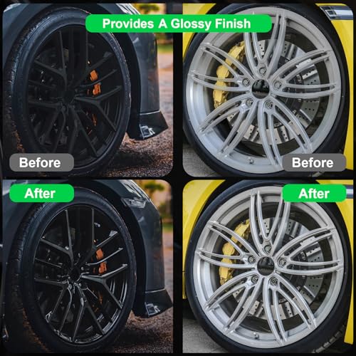 NADAMOO Aluminum Wheel Rim Paint Protective Clear Coat, Satin Finish, 2 Cans - style: 13.00 Ounce (Pack of 2)