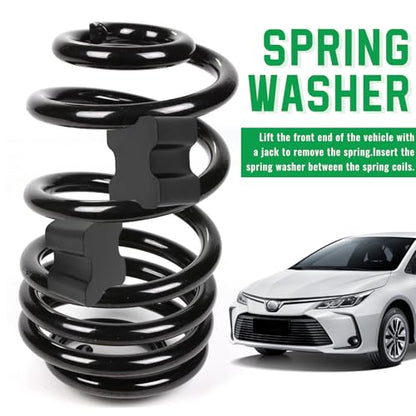 4 PCS Rubber Coil Spring Spacer, Car Lift Blocks for Enhancing 1" to 1.5" Coil Spring, Heavy Duty Rubber Automotive Front Coils Springs Booster Kit, Car Accessories
