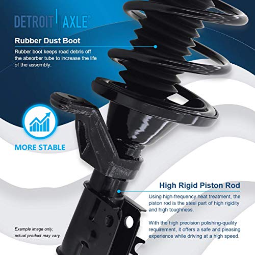 Detroit Axle - 1.7L Struts for 2003 2004 2005 Honda Civic [Excluding Si] - size: 4Q2500291/Shock Kit