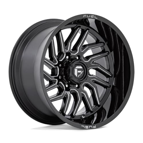 FUEL OFF-ROAD D807 HURRICANE 20X10, 5X5.0, 4.79, 18mm GLOSS BLACK MILLED - D80720007547 - color: GLOSS BLACK MILLED, size: 20X10, 5X5.0, 4.79, -18mm