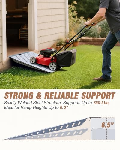 29 x 24 Inch Heavy-Duty Shed Loading Ramp Kit, 1 Pack - size: 29 x 24 Inch