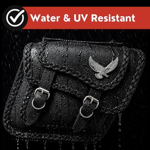 Dowco Willie & Max Compact Slant Saddlebags, 20L total capacity