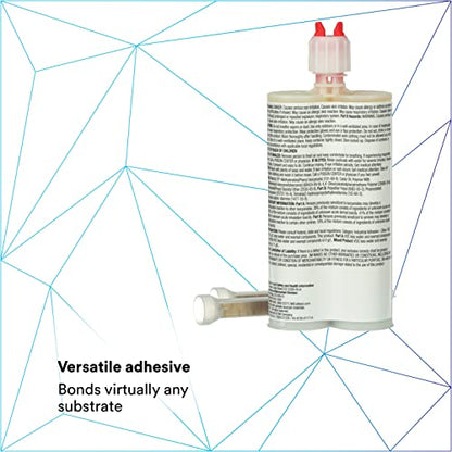 3M Super Fast Plastic Repair Adhesive, 04248, Black, 200 mL Cartridge - size: 200 mL