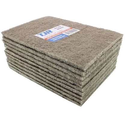 TJR® Scuff Pads 10-Pack – Non-Woven Fleece Buffing Pads for Automotive, Autobody – Multipurpose 6 x 9 Inch Scouring Pad – Tear Resistant Wet and Dry Use Sanding Pads (Very Fine P800) - style: Very Fine P800