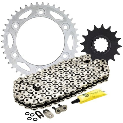NICHE Drive Sprocket Chain Combo for Honda CBR600RR Front 16 Rear 42 Tooth 520V O-Ring 112 Links - size: O-Ring Chain